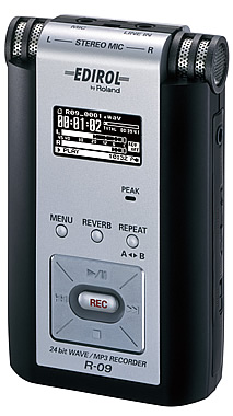 edirol r09 enregistreur audio numérique