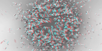 red cyan stereo sphere