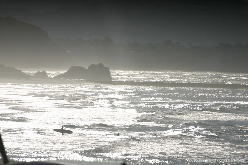 Vagues sous un ciel sombre — Biarritz et Pays basque, Guillaume Louyot