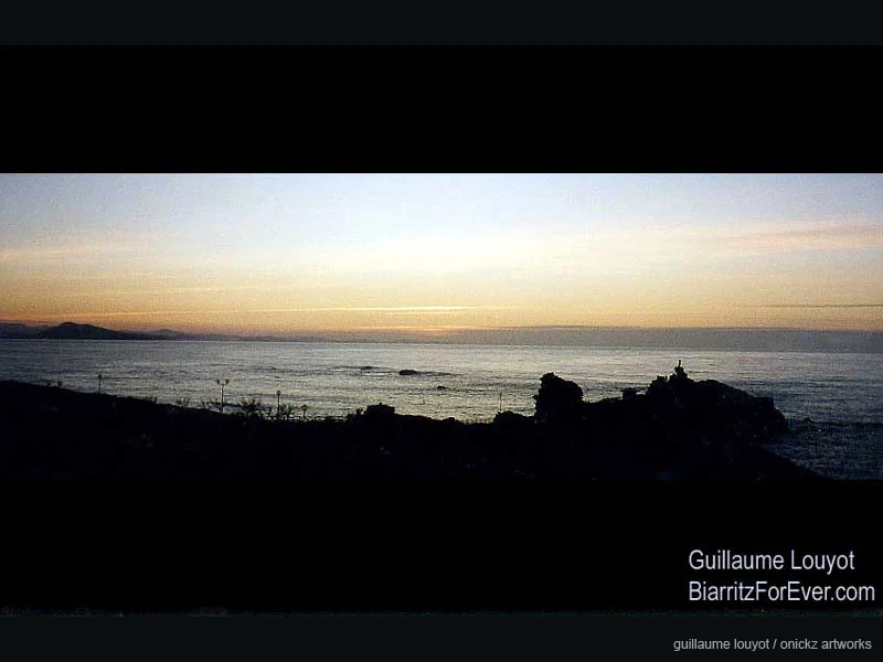 Horizon au coucher du soleil — Biarritz et Pays basque, Guillaume Louyot