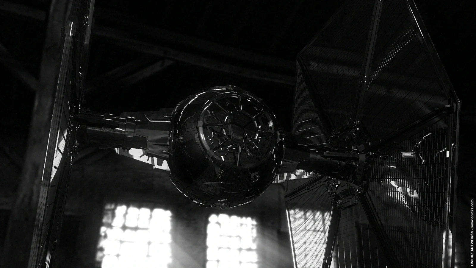 Black TIE Fighter, création de Guillaume Louyot