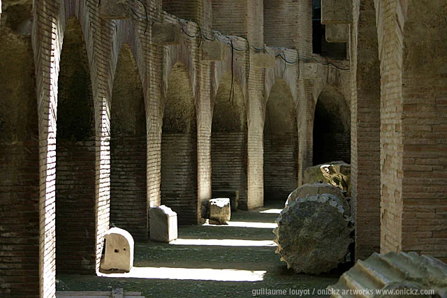 Colonnade de pierre — Naples et ses environs, Guillaume Louyot