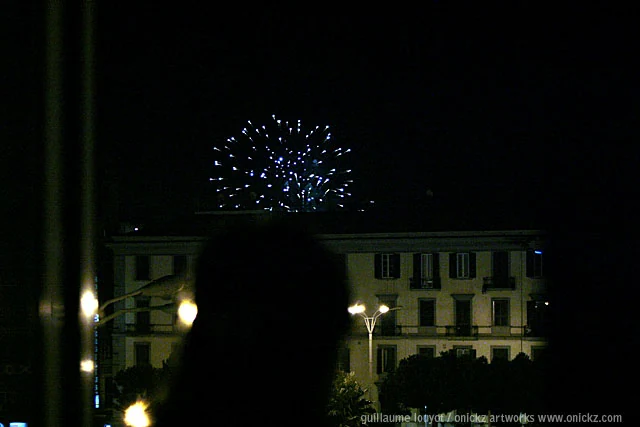 Place illuminée la nuit — Naples et ses environs, Guillaume Louyot