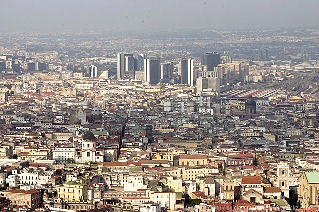 Panorama urbain — Naples et ses environs, Guillaume Louyot