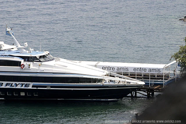 Bateau de transport à quai — Naples et ses environs, Guillaume Louyot